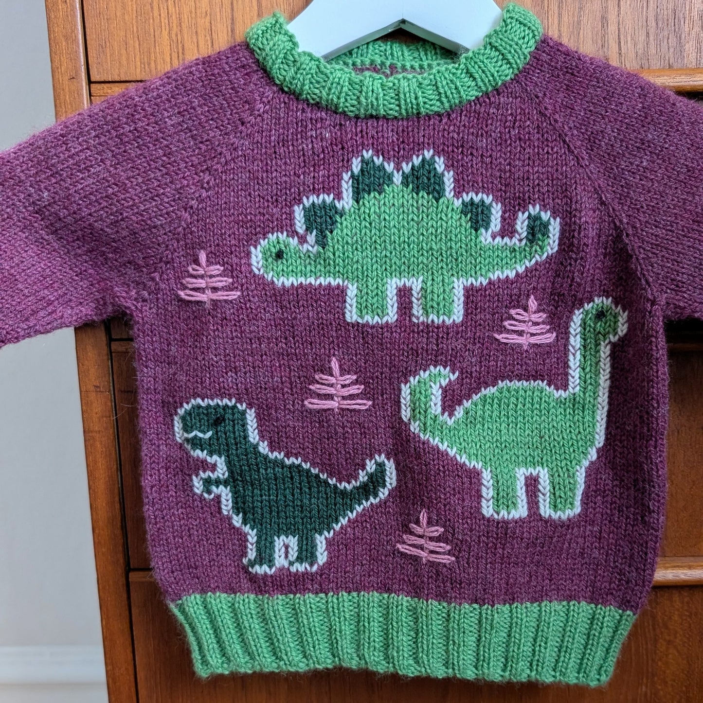 Stitch Me Up Sweater — Dinosaur